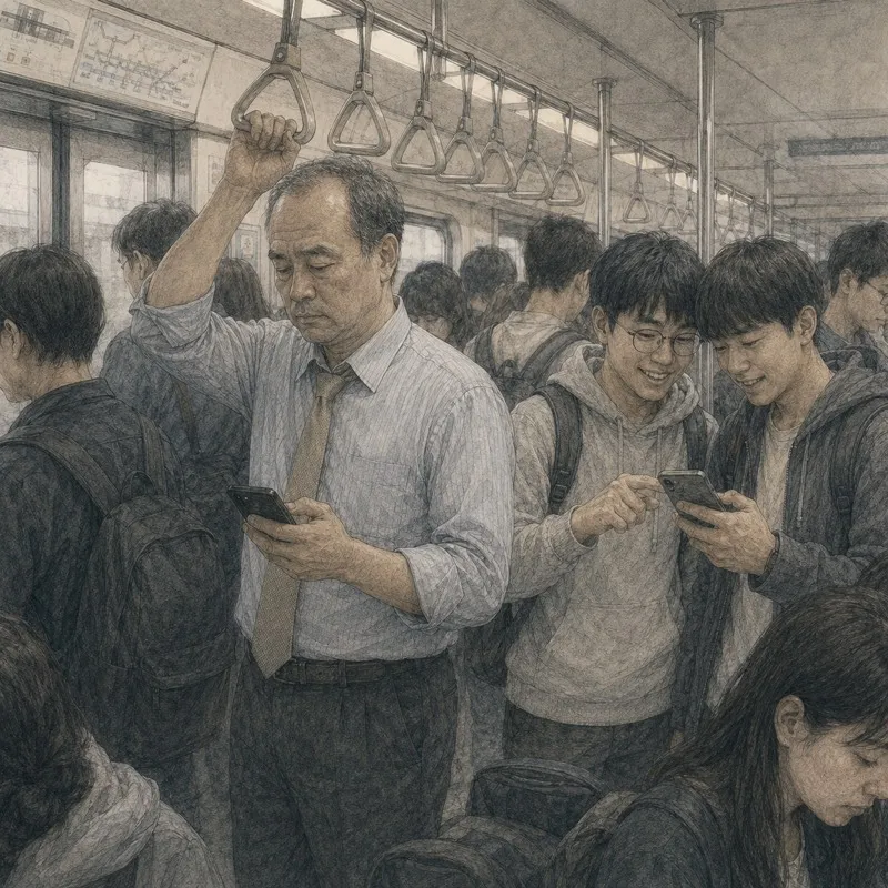 第二章:08:30 擁擠的區間車插圖