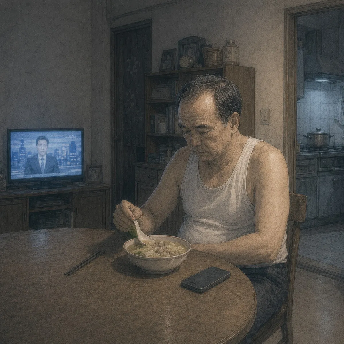 第五章:19:30 單人餐桌的熱湯插圖